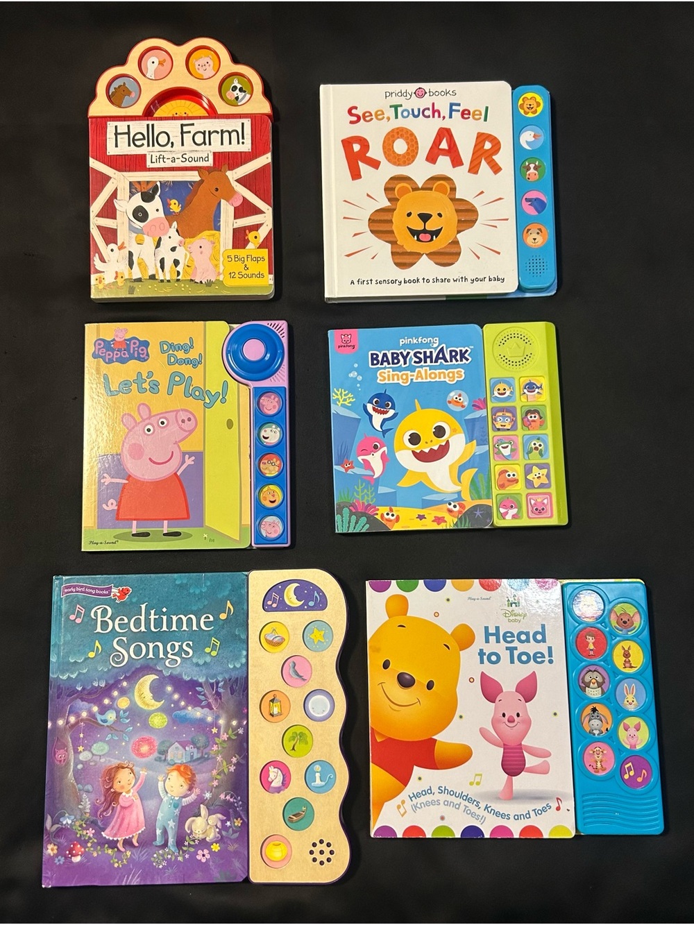 Hello, Farm! Lift-a-Sound Board Book - Red and Brown